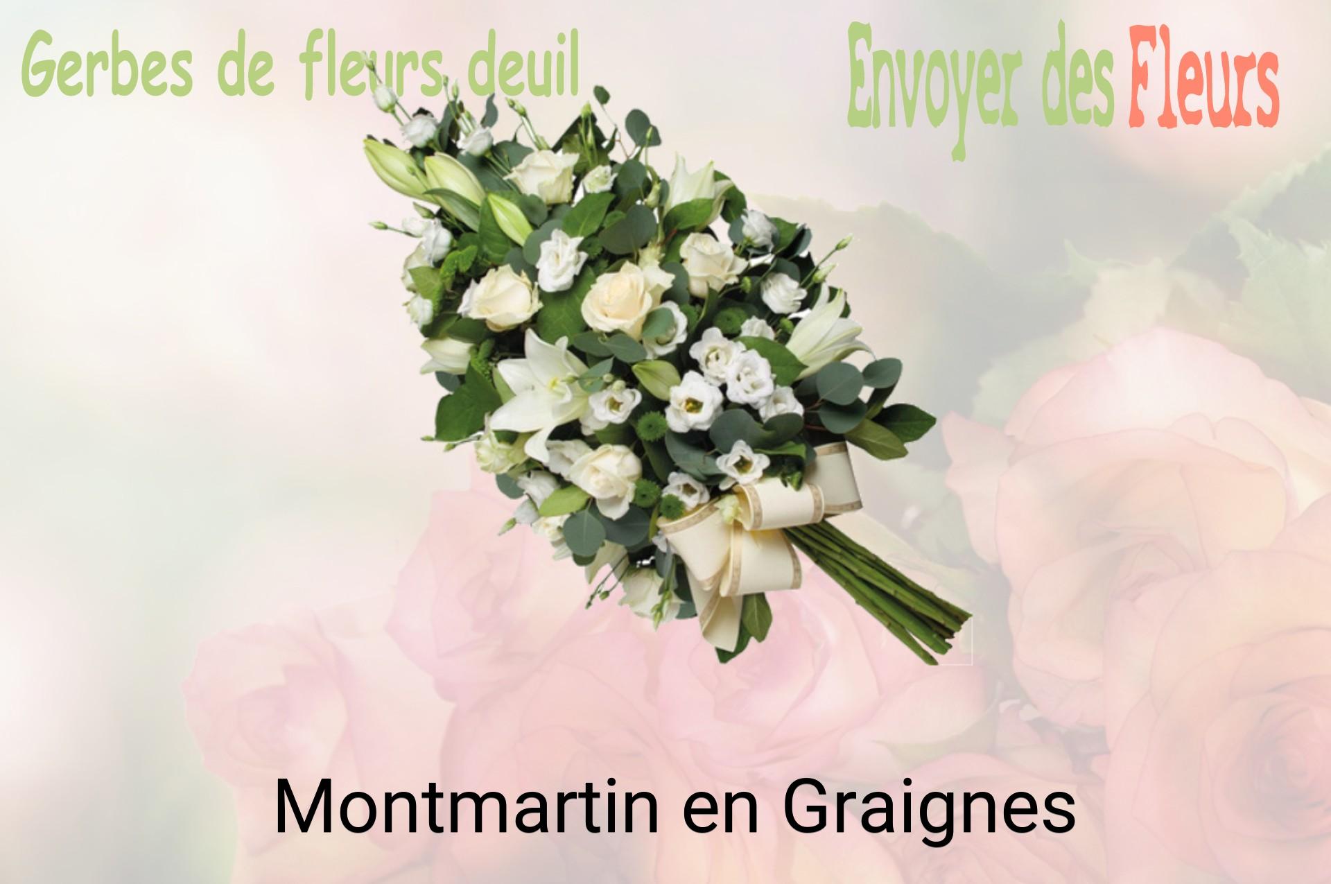 Gerbe de fleurs de deuil livrée à Montmartin-en-Graignes